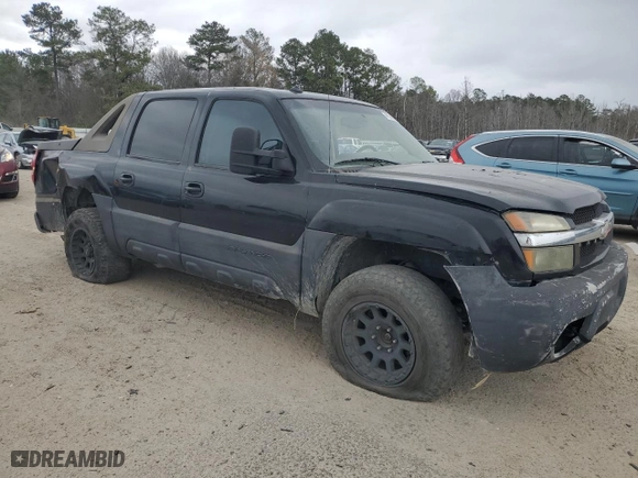 2003 Chevrolet Avalanche with VIN 3GNEK13T93G158758, listed as a Copart auction lot 47086755 with 286,563 mi miles and Salvage Title. Bid and sale history available at carsss.com. Image 4.