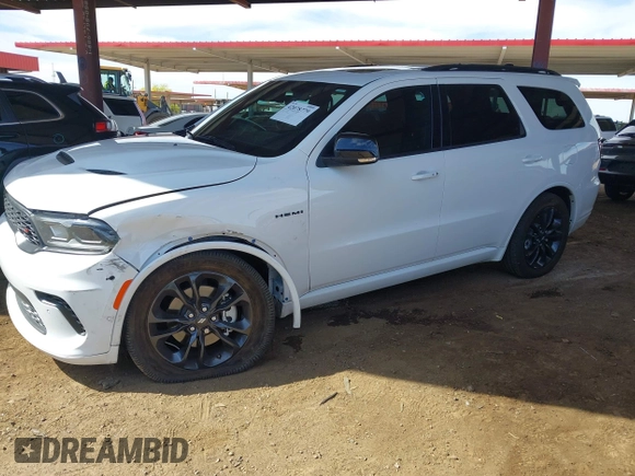 2024 Dodge Durango R/T Plus with VIN 1C4SDJCT0RC208870, listed as a IAAI auction lot 42078779 with 10,541 mi miles and . Bid and sale history available at DreamBid. Image 17.