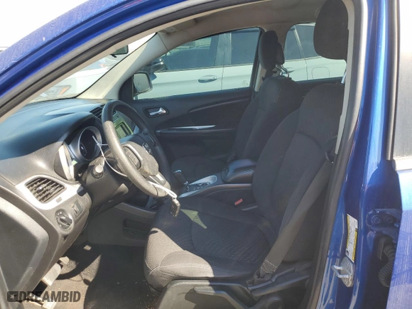 2015 Dodge Journey American Value Pkg with VIN 3C4PDCAB6FT670619, listed as a Copart auction lot 43560874 with 106,595 mi miles and Salvage Title. Bid and sale history available at carsss.com. Image 7.