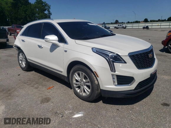 2021 Cadillac XT5 FWD Luxury with VIN 1GYKNAR45MZ112407, listed as a Copart auction lot 61907295 with 54,350 mi miles and Clean title. Bid and sale history available at DreamBid. Image 4.
