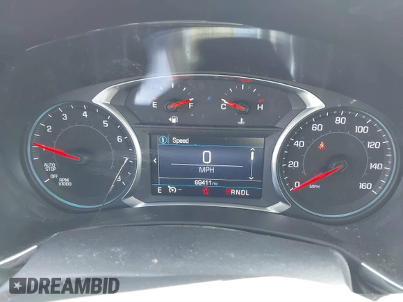 2019 Chevrolet Equinox LT z VIN 3GNAXUEV0KL216360, wystawiony jako IAAI lot #41664268 z przebiegiem 69 411 mil mil oraz . Historia ofert i sprzedaży dostępna na DreamBid. Obrazek 7.