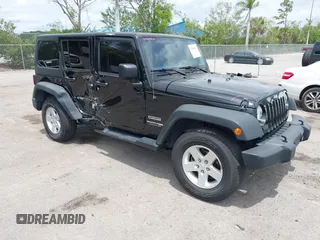 2018 Jeep Wrangler Unlimited Sport S с VIN 1C4HJWDG6JL921181, выставлен на аукционе IAAI как лот 42096997 с пробегом 81 061 миль миль и . История ставок и продаж доступна на DreamBid. Изображение 1.