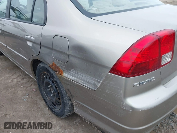 2005 Honda Civic LX with VIN 1HGES16555L000205, listed as a IAAI auction lot 41957842 with 202,394 mi miles and . Bid and sale history available at DreamBid. Image 6.