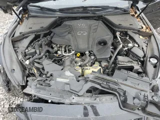 2020 Infiniti Q50 3.0t SPORT with VIN JN1EV7AP7LM205102, listed as a Copart auction lot 43652135 with 68,075 mi miles and Salvage Title. Bid and sale history available at carsss.com. Image 12.