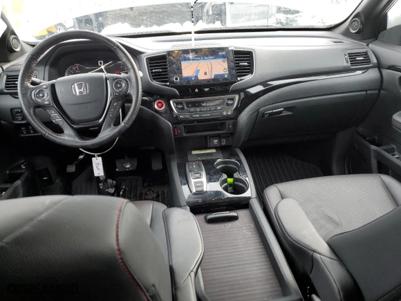 2023 Honda Ridgeline Black Edition with VIN 5FPYK3F83PB047215, listed as a Copart auction lot 86656754 with 9,701 mi miles and Salvage Title. Bid and sale history available at carsss.com. Image 8.