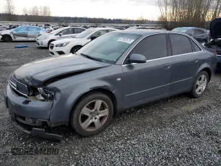 2004 Audi A4 3.0L with VIN WAULT68E34A145165, listed as a Copart auction lot 87502675 with 0 mi miles and Salvage Title. Bid and sale history available at carsss.com. Image 1.