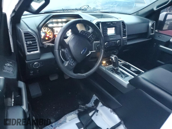 2015 Ford F-150 XLT with VIN 1FTEW1EP9FFC91698, listed as a Copart auction lot 87816535 with 127,459 mi miles and Salvage Title. Bid and sale history available at DreamBid. Image 8.