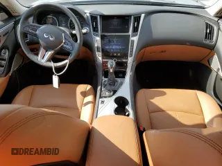 2024 Infiniti Q50 Luxe with VIN JN1EV7BP8RM600834, listed as a Copart auction lot 50489245 with 7,265 mi miles and Salvage title. Bid and sale history available at DreamBid. Image 8.