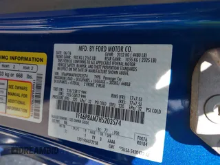 2017 Ford Mustang V6 с VIN 1FA6P8AM7H5203574, выставлен на аукционе IAAI как лот 42620908 с пробегом Не указан миль и . История ставок и продаж доступна на DreamBid. Изображение 9.