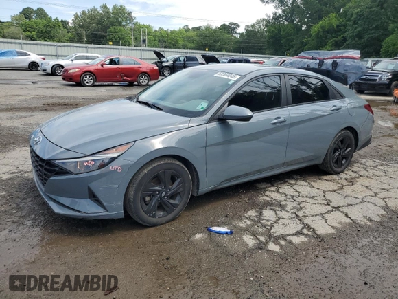 2021 Hyundai Elantra SEL z VIN KMHLM4AG3MU069277, wystawiony jako Copart lot #58504045 z przebiegiem 37 668 mil mil oraz Szkoda całkowita • Salvage title. Historia ofert i sprzedaży dostępna na DreamBid. Obrazek 1.