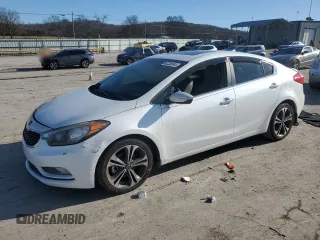 2015 Kia Forte EX with VIN KNAFZ4A80F5309049, listed as a Copart auction lot 87038044 with 34,067 mi miles and Salvage Title. Bid and sale history available at carsss.com. Image 1.