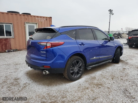2019 Acura RDX w/A-Spec Pkg with VIN 5J8TC2H62KL026322, listed as a Copart auction lot 44932315 with 95,883 mi miles and Salvage Title. Bid and sale history available at carsss.com. Image 3.