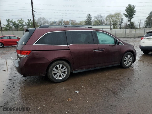 2015 Honda Odyssey EX with VIN 5FNRL5H40FB068845, listed as a Copart auction lot 52251975 with 100,565 mi miles and Salvage Title. Bid and sale history available at carsss.com. Image 3.