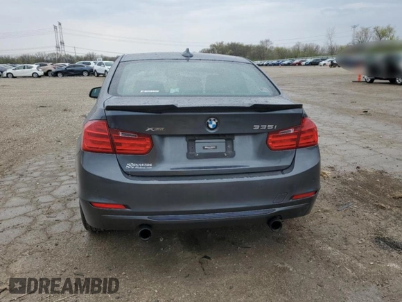 2013 BMW 3 Series 335i xDrive with VIN WBA3B9C59DF586989, listed as a Copart auction lot 52756845 with 120,785 mi miles and Salvage Title. Bid and sale history available at carsss.com. Image 6.