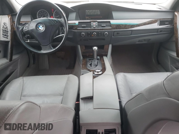 2006 BMW 5 Series 530i with VIN WBANE73556CM32238, listed as a Copart auction lot 46550915 with 210,283 mi miles and Clean Title. Bid and sale history available at carsss.com. Image 8.