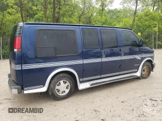 2001 Chevrolet Express Cargo YF7 Upfitter z VIN 1GBFG15R211243862, wystawiony jako Copart lot #57950355 z przebiegiem 133 273 mil mil oraz Szkody całkowita. Historia ofert i sprzedaży dostępna na DreamBid. Obrazek 3.