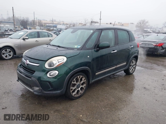 2015 FIAT 500L Urbana Trekking with VIN ZFBCFADH0FZ030494, listed as a IAAI auction lot 41217882 with 86,433 mi miles and . Bid and sale history available at DreamBid. Image 2.