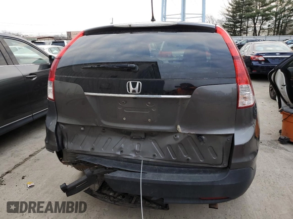 2013 Honda CR-V EX with VIN 2HKRM4H52DH641615, listed as a Copart auction lot 82585154 with 132,056 mi miles and Salvage Title. Bid and sale history available at DreamBid. Image 6.