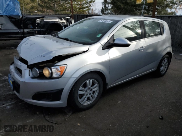 2016 Chevrolet Sonic LT with VIN 1G1JC6SG5G4103970, listed as a Copart auction lot 87513065 with 121,181 mi miles and Salvage Title. Bid and sale history available at carsss.com. Image 1.