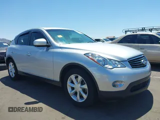 2010 Infiniti EX Journey z VIN JN1AJ0HP2AM701882, wystawiony jako IAAI lot #42327541 z przebiegiem 88 960 mil mil oraz . Historia ofert i sprzedaży dostępna na DreamBid. Obrazek 1.