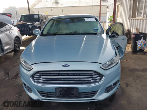 2014 Ford Fusion SE Hybrid with VIN 3FA6P0LU8ER283409, listed as a IAAI auction lot 40984629 with 206,605 mi miles. Bid and sale history available at carsss.com. Image 12.