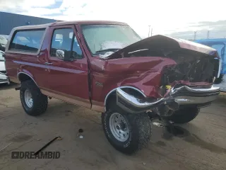 1994 Ford Bronco Custom with VIN 1FMEU15H3RLB53350, listed as a Copart auction lot 82411494 with 101,328 mi miles and Clean Title. Bid and sale history available at DreamBid. Image 4.