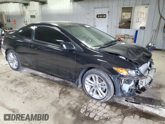 2008 Honda Civic Cpe Si with VIN 2HGFG21548H705159, listed as a Copart auction lot 43511485 with 141,600 mi miles and Clean Title. Bid and sale history available at carsss.com. Image 4.