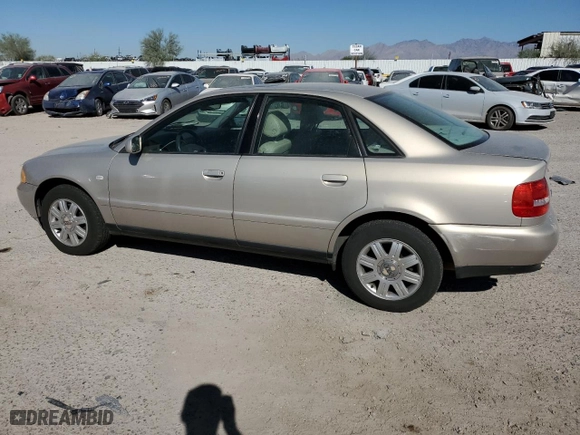 2001 Audi A4 with VIN WAUDC68DX1A105981, listed as a Copart auction lot 65834454 with 120,470 mi miles and Salvage Title. Bid and sale history available at carsss.com. Image 2.