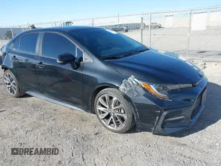 2022 Toyota Corolla SE with VIN 5YFS4MCE1NP109575, listed as a IAAI auction lot 41889417 with 53,517 mi miles. Bid and sale history available at carsss.com. Image 1.