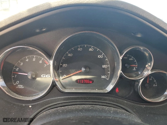 2008 Pontiac G6 GT with VIN 1G2ZH57N184179527, listed as a Copart auction lot 53056395 with 113,796 mi miles and Salvage Title. Bid and sale history available at carsss.com. Image 9.