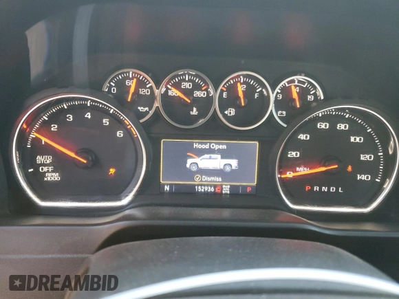 2020 Chevrolet Silverado 1500 LT with VIN 1GCRYDED4LZ264728, listed as a Copart auction lot 47539865 with 152,936 mi miles and Salvage Title. Bid and sale history available at carsss.com. Image 9.