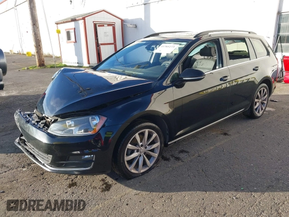 2015 Volkswagen Golf SportWagen TSI SE with VIN 3VWC17AU0FM513448, listed as a IAAI auction lot 41385273 with 158,861 mi miles. Bid and sale history available at carsss.com. Image 17.