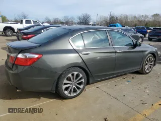 2014 Honda Accord Sport with VIN 1HGCR2F53EA116684, listed as a Copart auction lot 79904624 with 224,821 mi miles and Salvage Title. Bid and sale history available at DreamBid. Image 3.