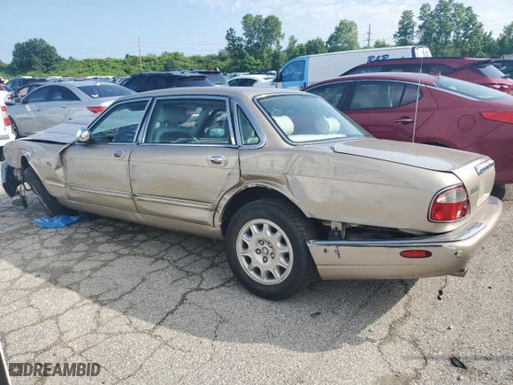 2002 Jaguar XJ VDP with VIN SAJDA24CX2LF45014, listed as a Copart auction lot 56015444 with 0 mi miles and Salvage Title. Bid and sale history available at carsss.com. Image 2.