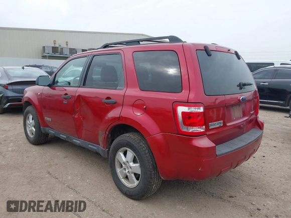 2008 Ford Escape XLT with VIN 1FMCU93118KB59096, listed as a IAAI auction lot 41752159 with 199,185 mi miles. Bid and sale history available at carsss.com. Image 3.