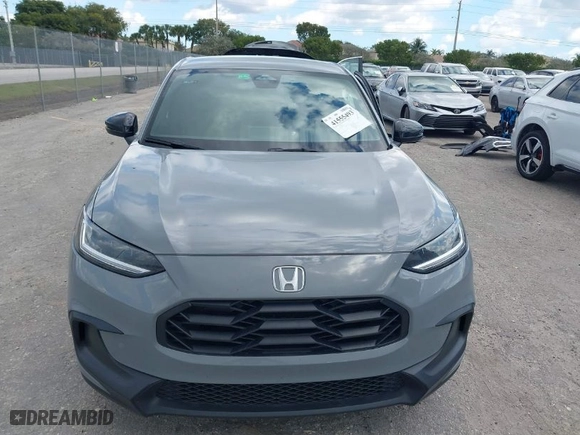 2024 Honda HR-V Sport with VIN 3CZRZ2H58RM778169, listed as a IAAI auction lot 41555493 with 10,270 mi miles. Bid and sale history available at carsss.com. Image 12.