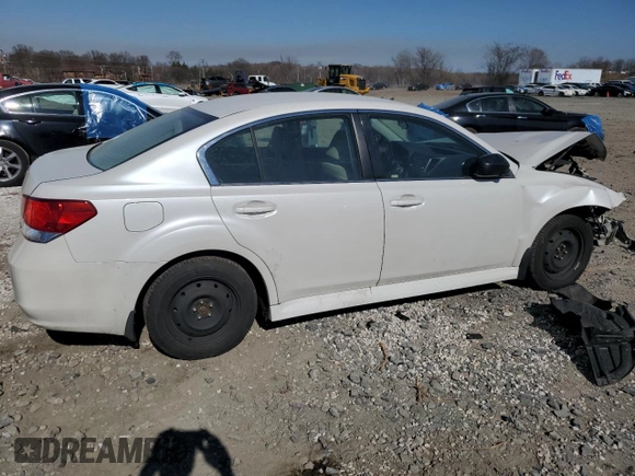 2012 Subaru Legacy 2.5i with VIN 4S3BMBA67C3008692, listed as a Copart auction lot 48593585 with 202,432 mi miles and Salvage Title. Bid and sale history available at DreamBid. Image 3.