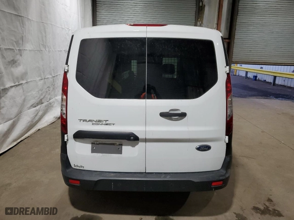 2022 Ford Transit Connect Van XL with VIN NM0LS7S71N1506767, listed as a Copart auction lot 43841665 with 81,099 mi miles and Salvage Title. Bid and sale history available at carsss.com. Image 6.