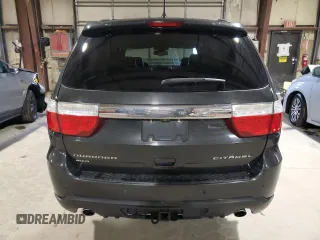 2011 Dodge Durango Citadel with VIN 1D4SE5GT4BC613797, listed as a Copart auction lot 54893175 with 196,840 mi miles and Salvage title. Bid and sale history available at DreamBid. Image 6.