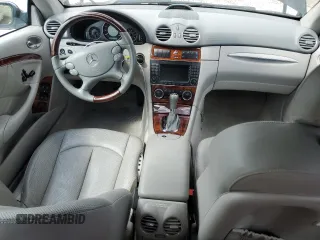 2005 Mercedes-Benz CLK 500 with VIN WDBTK75G45T035778, listed as a Copart auction lot 51510295 with 44,100 mi miles and Salvage title. Bid and sale history available at DreamBid. Image 8.