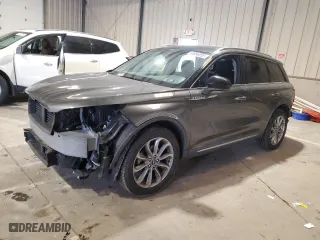 2020 Lincoln Corsair Standard with VIN 5LMCJ1D99LUL25518, listed as a Copart auction lot 53654055 with 34,795 mi miles and Salvage Title. Bid and sale history available at carsss.com. Image 1.