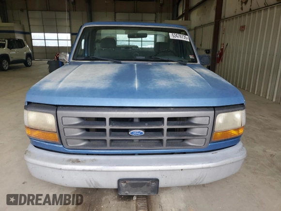 1992 Ford F-150 with VIN 1FTDF15Y0NLA76652, listed as a Copart auction lot 52479735 with 274,838 mi miles and Clean Title. Bid and sale history available at carsss.com. Image 5.