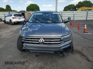 2022 Volkswagen Tiguan S with VIN 3VV1B7AX5NM138710, listed as a Copart auction lot 55900645 with 16,837 mi miles and Salvage title. Bid and sale history available at DreamBid. Image 5.