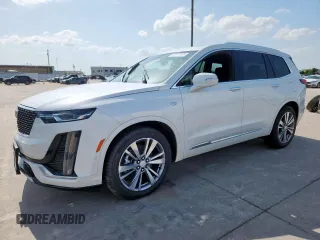2025 Cadillac XT6 AWD Premium Luxury with VIN 1GYKPDRS5SZ136312, listed as a Copart auction lot 59117475 with Not provided miles and Salvage title. Bid and sale history available at DreamBid. Image 1.