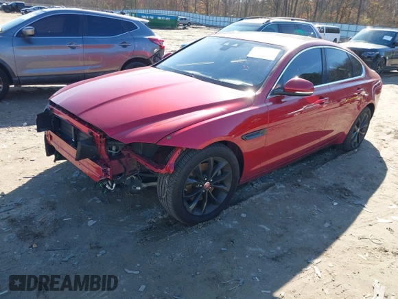 2018 Jaguar XF 25t Premium with VIN SAJBJ4FX1JCY55244, listed as a IAAI auction lot 41123344 with 57,373 mi miles. Bid and sale history available at carsss.com. Image 17.