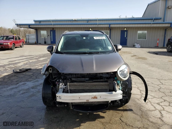 2017 FIAT 500X Urbana Edition with VIN ZFBCFXCB6HP590244, listed as a Copart auction lot 42720365 with 107,748 mi miles and Salvage Title. Bid and sale history available at carsss.com. Image 5.