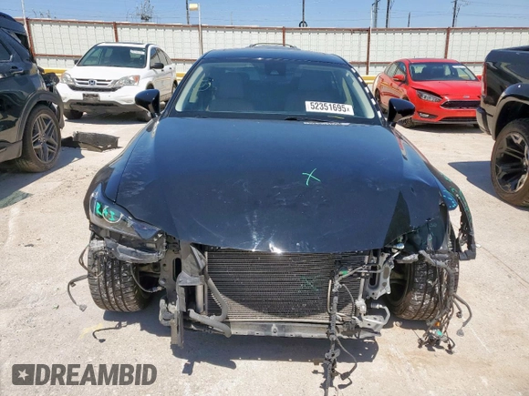 2018 Lexus IS with VIN JTHBA1D23J5063829, listed as a Copart auction lot 52351695 with 101,071 mi miles and Salvage Title. Bid and sale history available at carsss.com. Image 5.