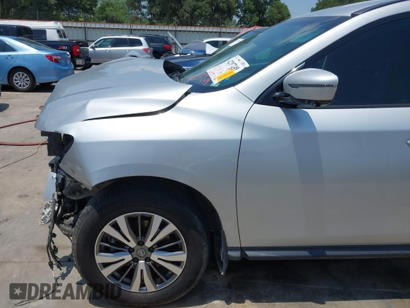 2017 Nissan Pathfinder SV with VIN 5N1DR2MM0HC609840, listed as a IAAI auction lot 42297249 with 143,273 mi miles and . Bid and sale history available at DreamBid. Image 20.
