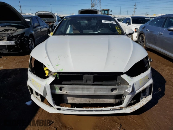 2019 Audi A5 Sportback Premium Plus с VIN WAUENCF56KA077381, выставлен на аукционе Copart как лот 46452555 с пробегом 52 856 миль миль и Списание • Salvage title. История ставок и продаж доступна на DreamBid. Изображение 5.