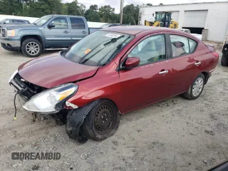 2016 Nissan Versa SV z VIN 3N1CN7AP6GL855286, wystawiony jako Copart lot #74762364 z przebiegiem Nie podano mil oraz Szkoda całkowita • Salvage title. Historia ofert i sprzedaży dostępna na DreamBid. Obrazek 1.